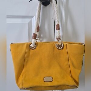 Michael Kors Yellow Nautical Tote Bag